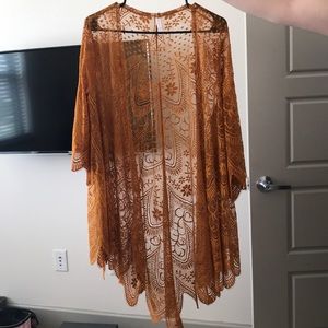 BURNT YELLOW KIMONO